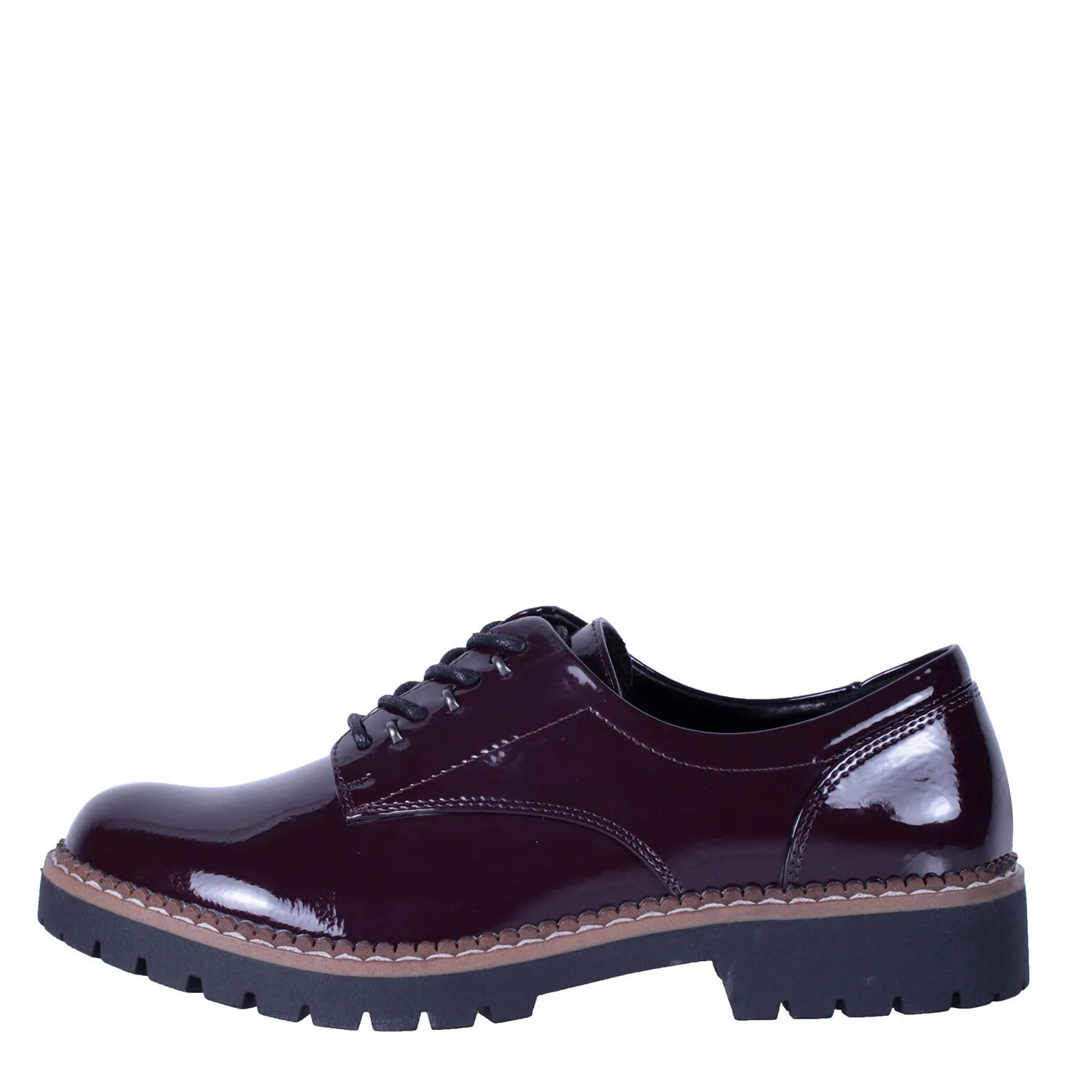 Zapato Oxford Burdeo 4fz0222