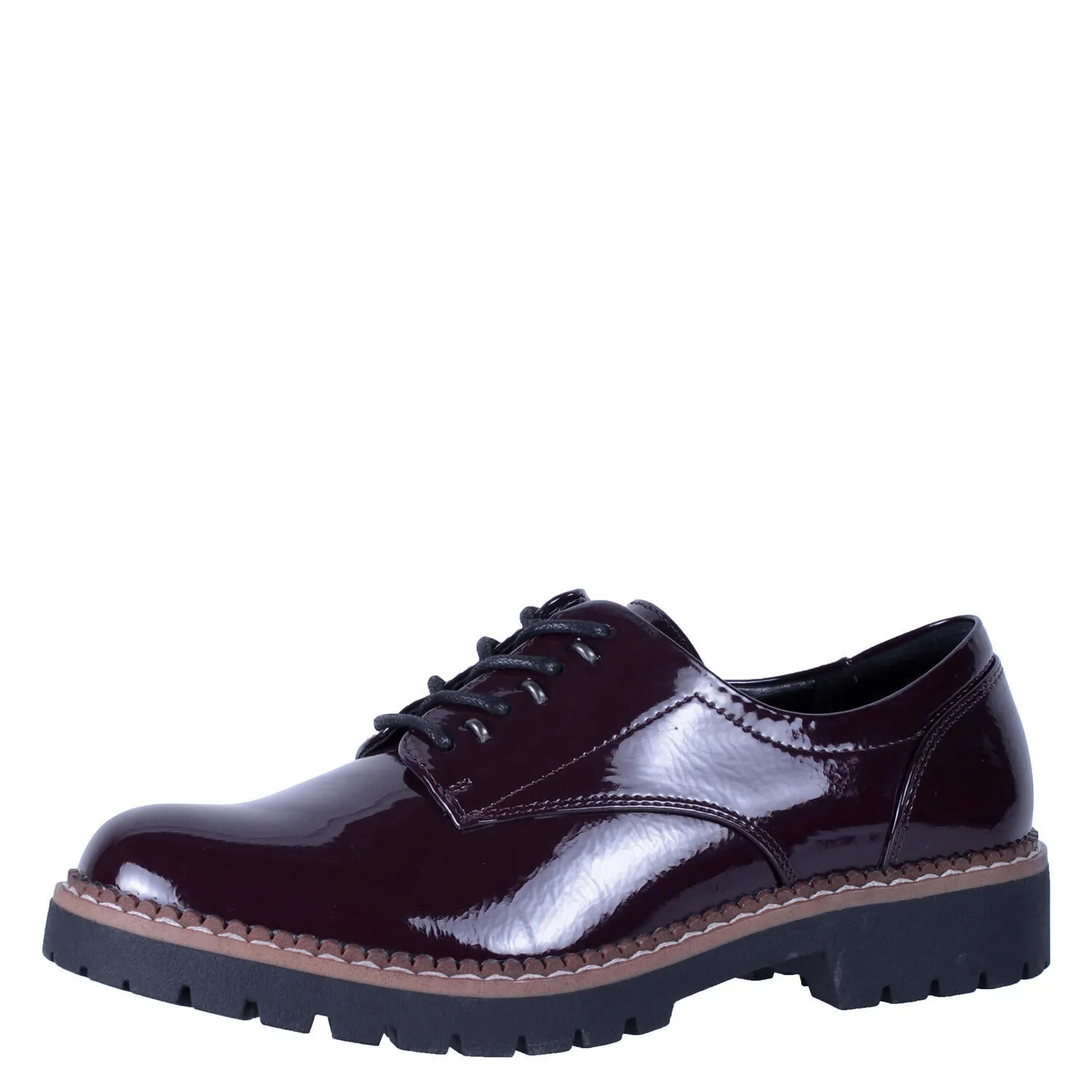 Zapato Oxford Burdeo 4fz0222