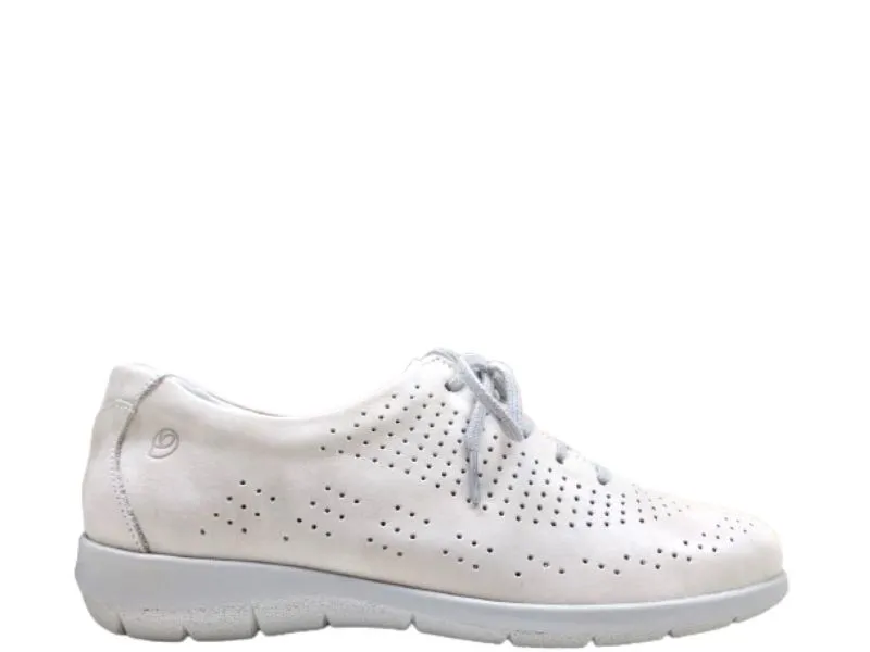 ZAPATO PLANO DE PIEL SUAVE BY LEYLAND EN COLOR BEIGE 3603