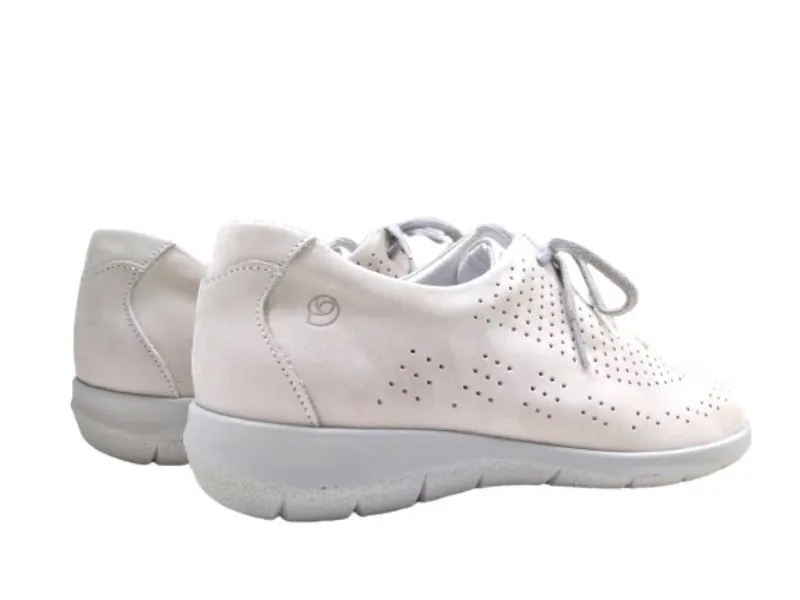 ZAPATO PLANO DE PIEL SUAVE BY LEYLAND EN COLOR BEIGE 3603