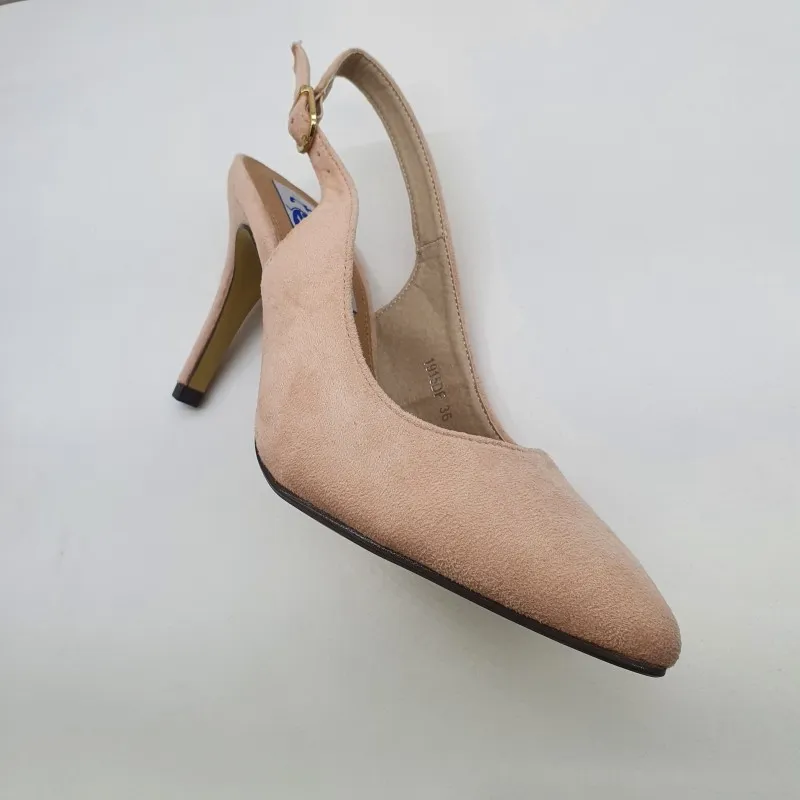 ZAPATO SALON DESTALONADO VESTIR ROSA