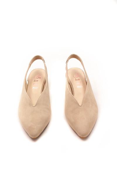 zapato salonissimos alba tacon abierto ante beis