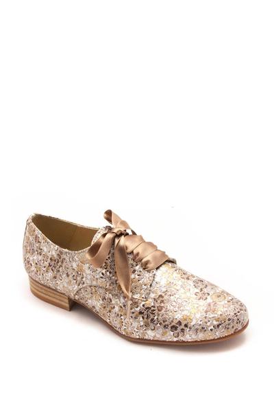 zapato salonissimos cordones estampado