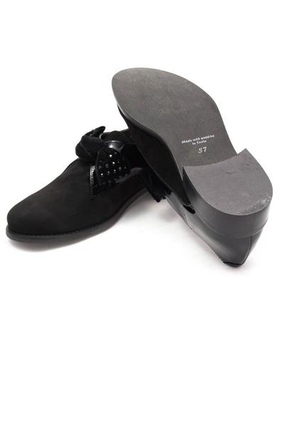 zapato salonissimos lazo negro