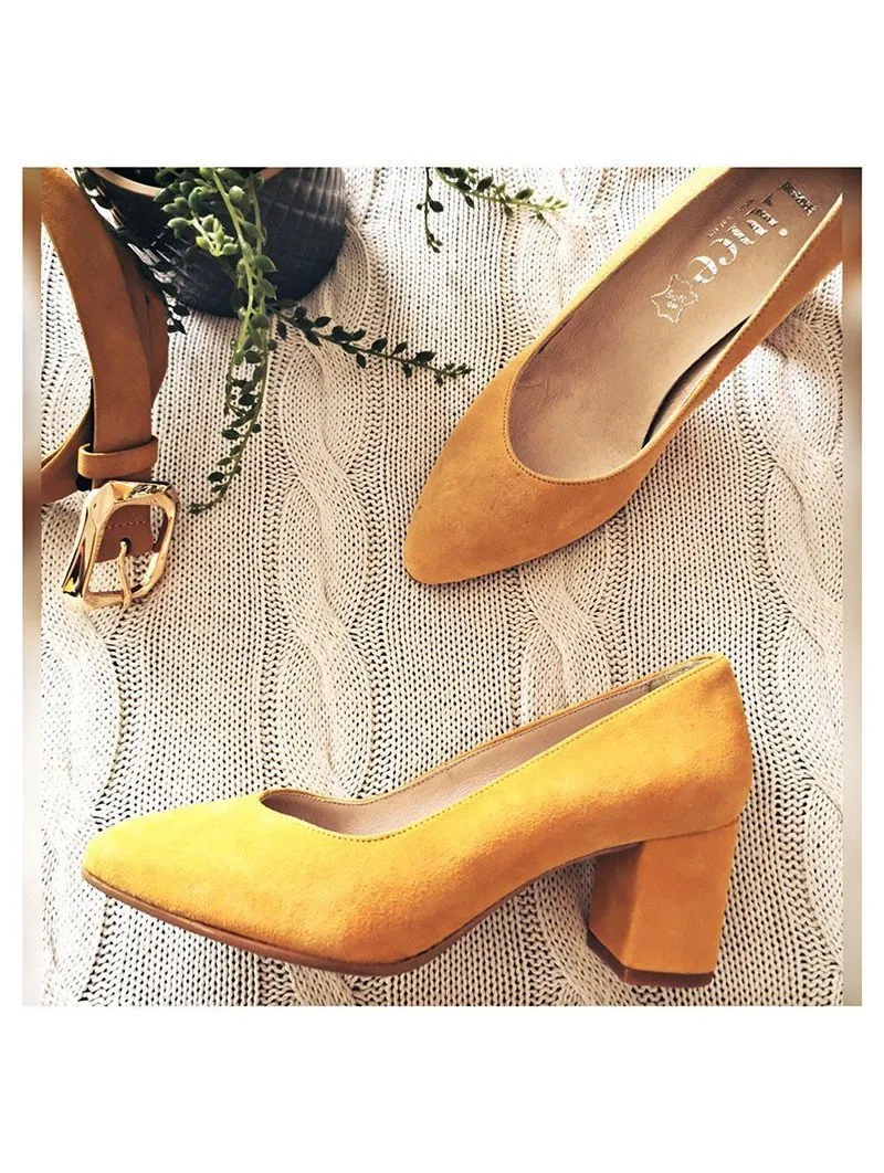 ZAPATO SALÓN LINCE BY GIANNI ZENNA 92001 OCRE