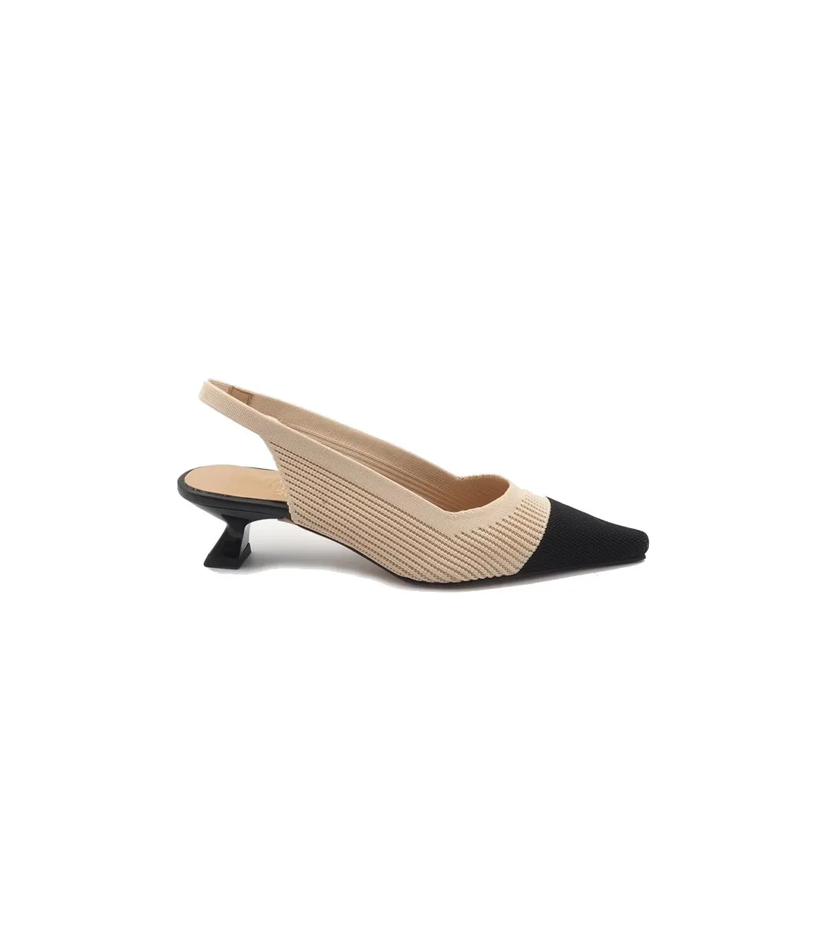 Zapato salón elástico para mujer