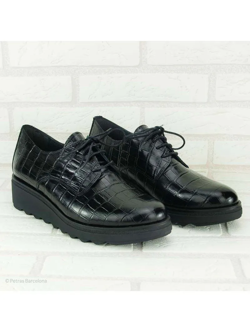 Zapatos Blucher Lince 3456 Negro