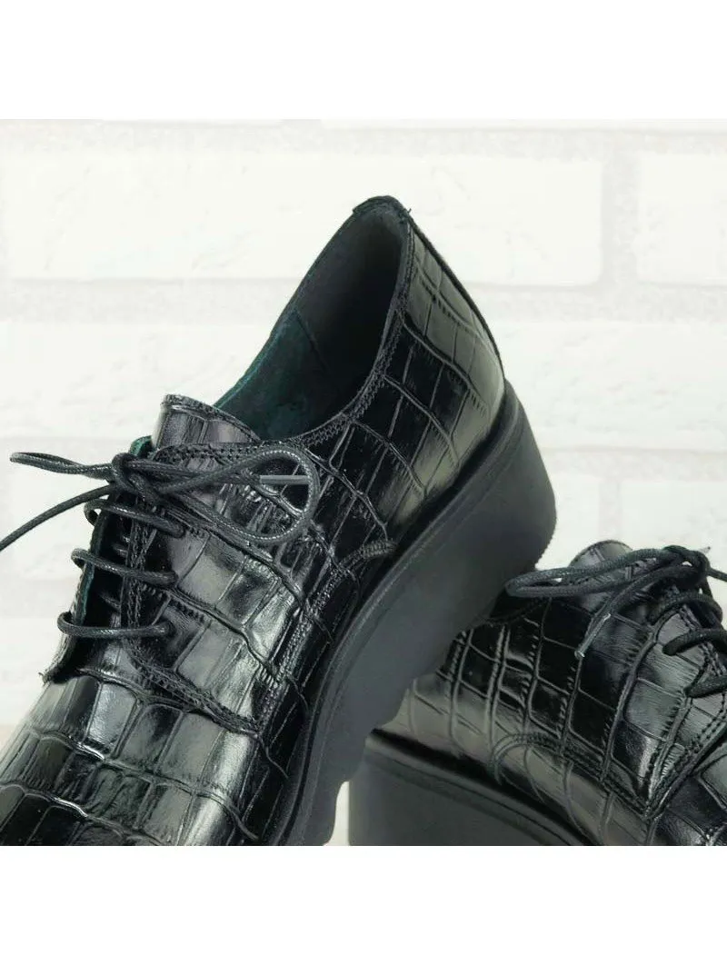 Zapatos Blucher Lince 3456 Negro