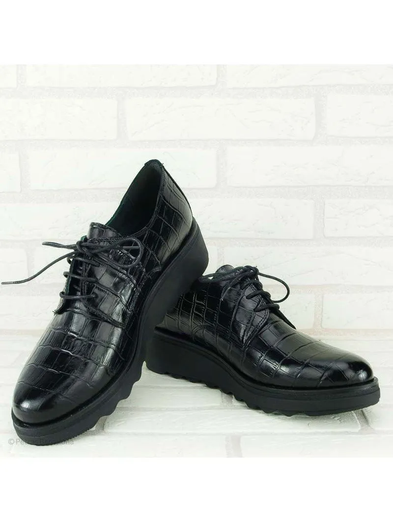 Zapatos Blucher Lince 3456 Negro