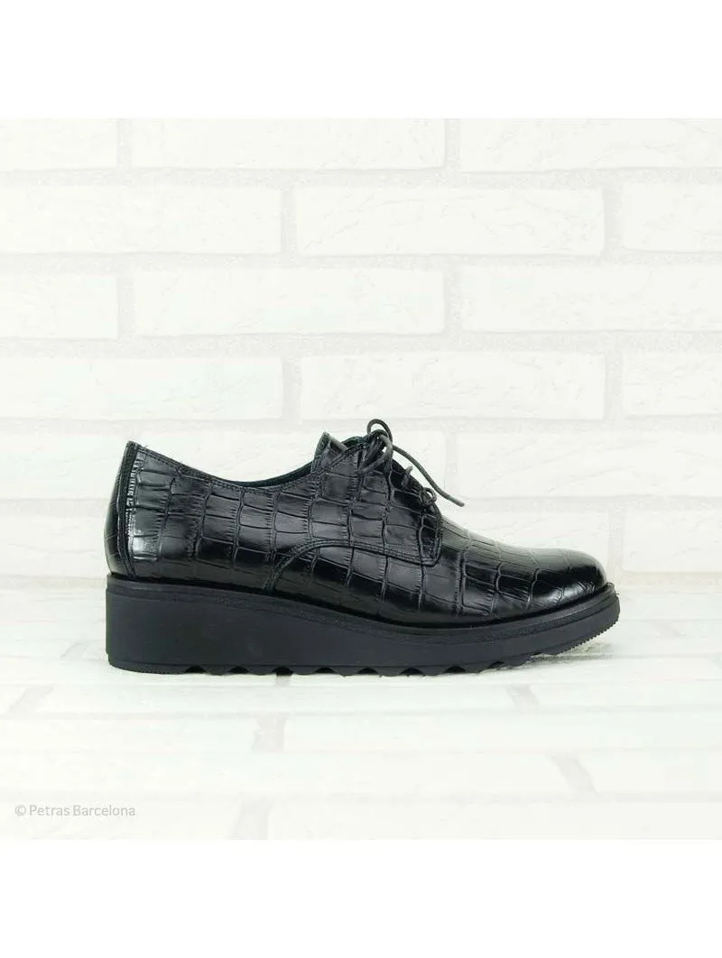 Zapatos Blucher Lince 3456 Negro