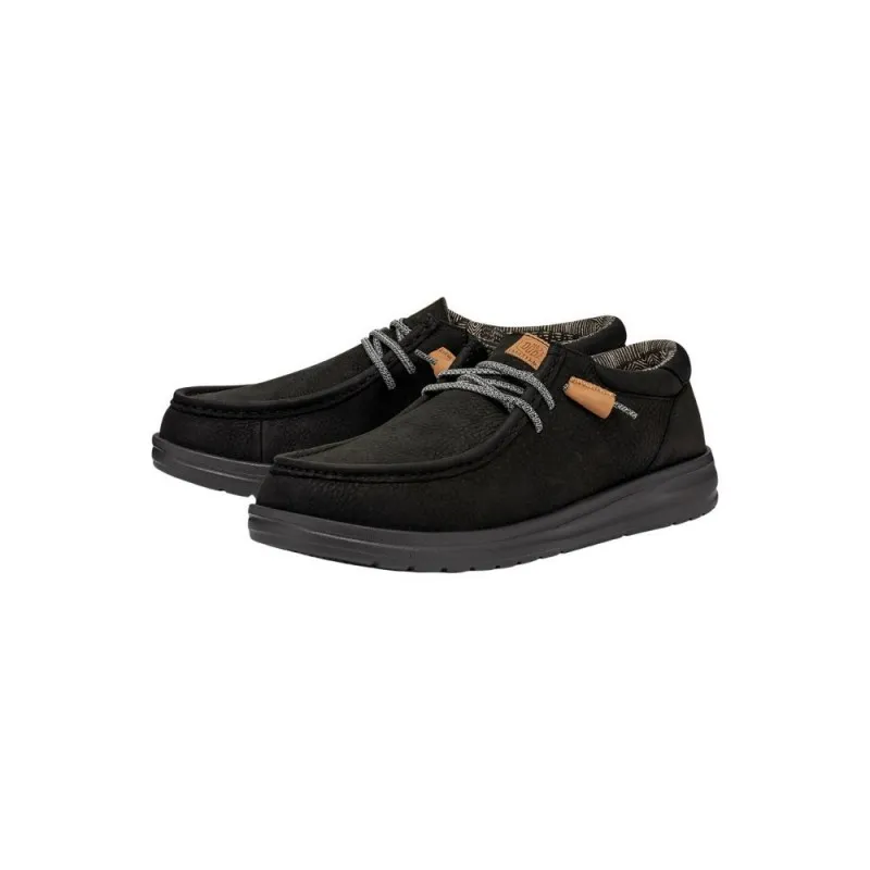 Zapatos De Sport Hey Dude Wally Hombre Negro
