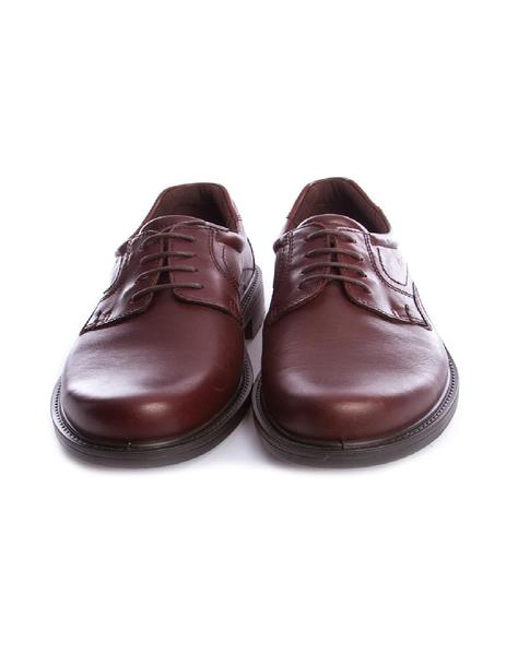 zapatos ecco boston tie marron