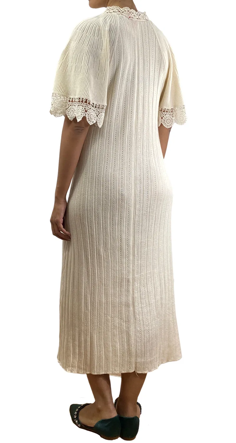 ZARA Vestido Maxi Tejido