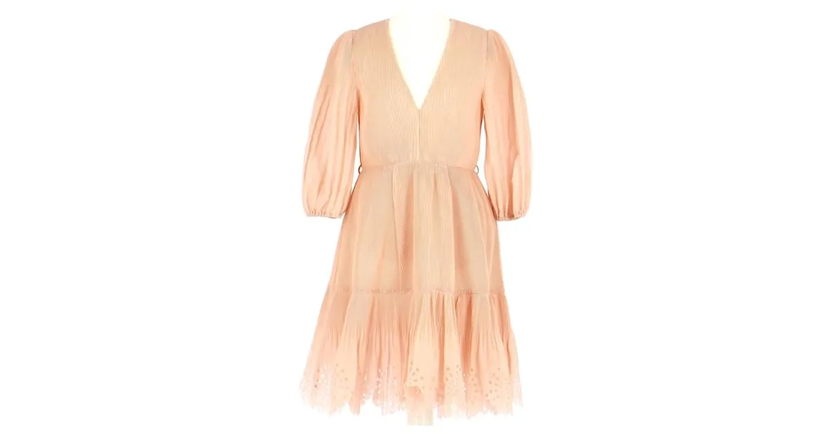 Zimmermann Vestido Rosa 